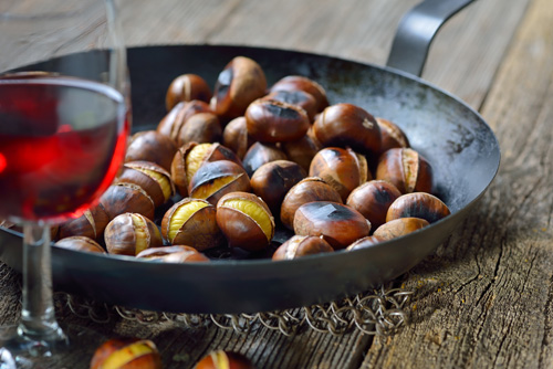 Pan or Oven Roasted Chestnuts Photo