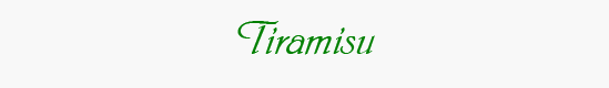 Tiramisu Header