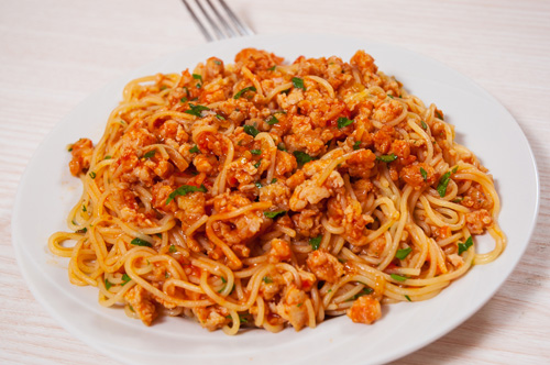 Chicken Spaghetti Sauce Photo