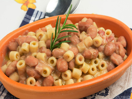 Pasta with Beans Photo